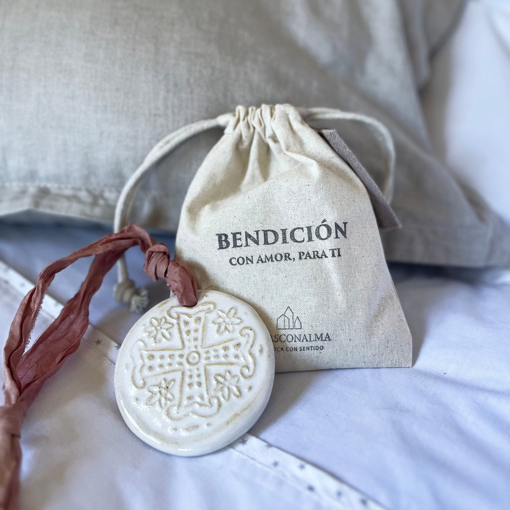 MEDALLÓN BENDICIÓN / ROSA