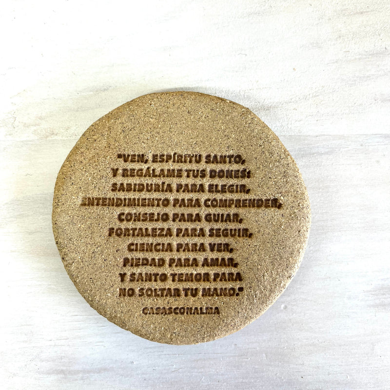 ESPIRITU SANTO / CALIPSO ORO colgante