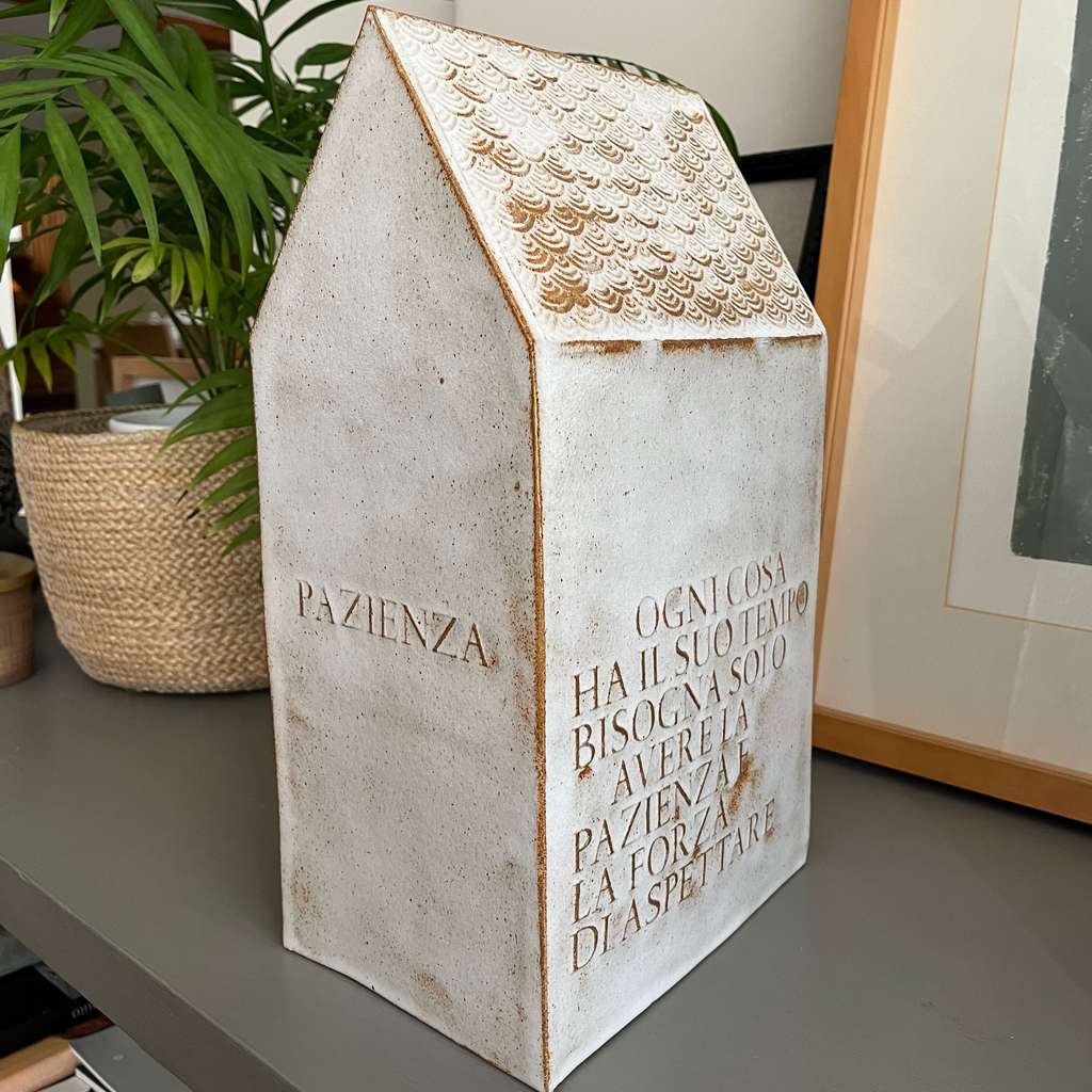 Casa Paciencia Blanca + Oro — Outlet