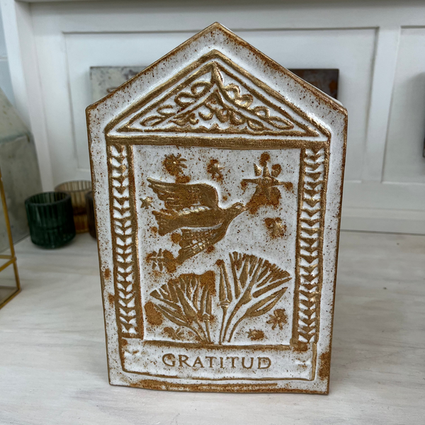 CASA GRATITUD / BLANCA + ORO / OUTLET